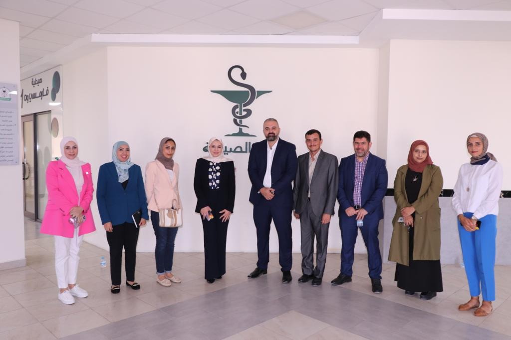 The Palestinian dentist and influencer Dr. Qasim Younis visit to the Faculty of Pharmacy at Yarmouk University