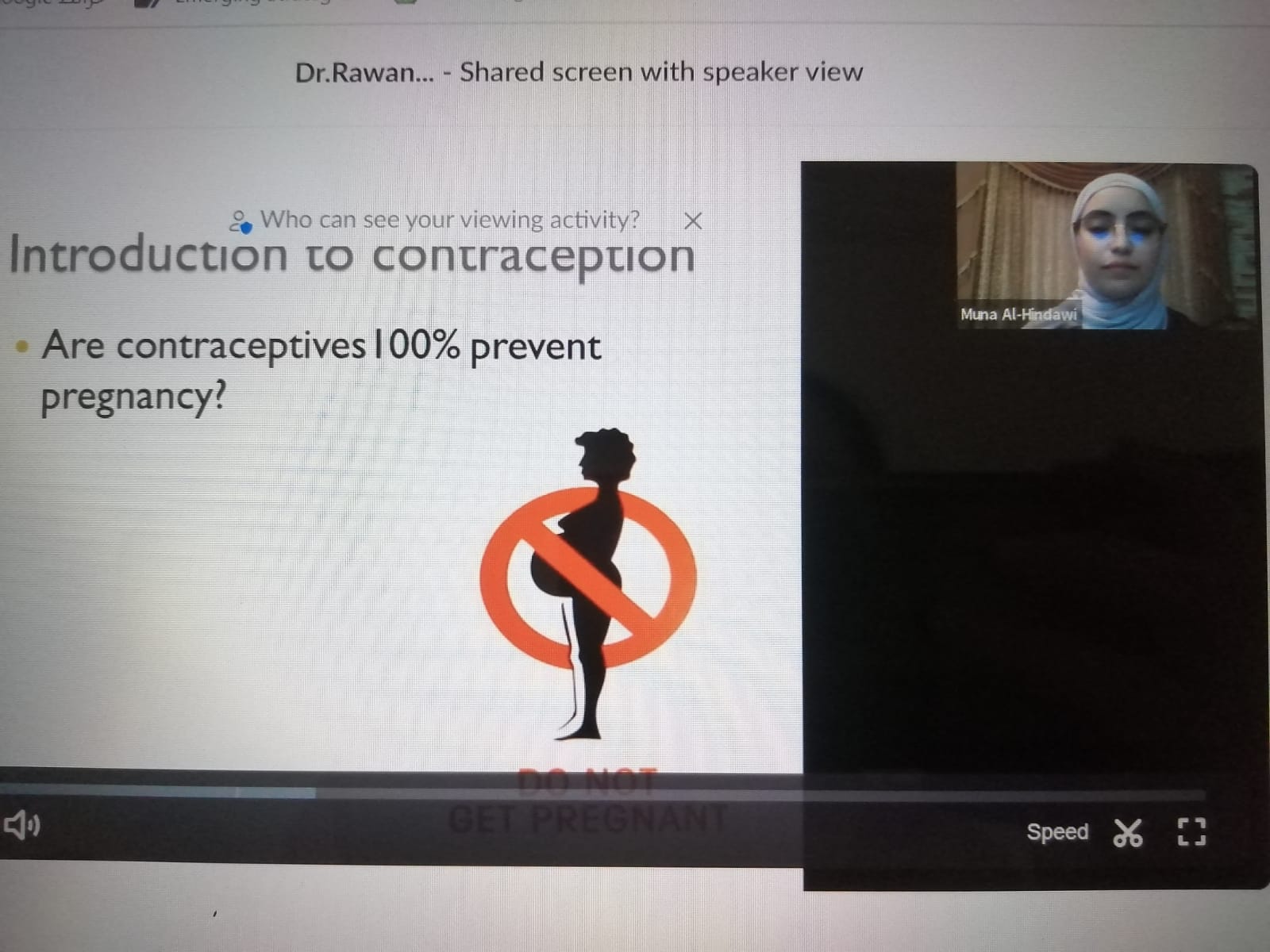 An Awareness Lecture "The Secrets of Contraceptives"