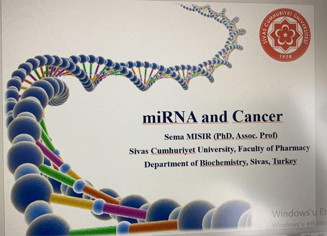 A Scientific Lecture "miRNA and cancer"
