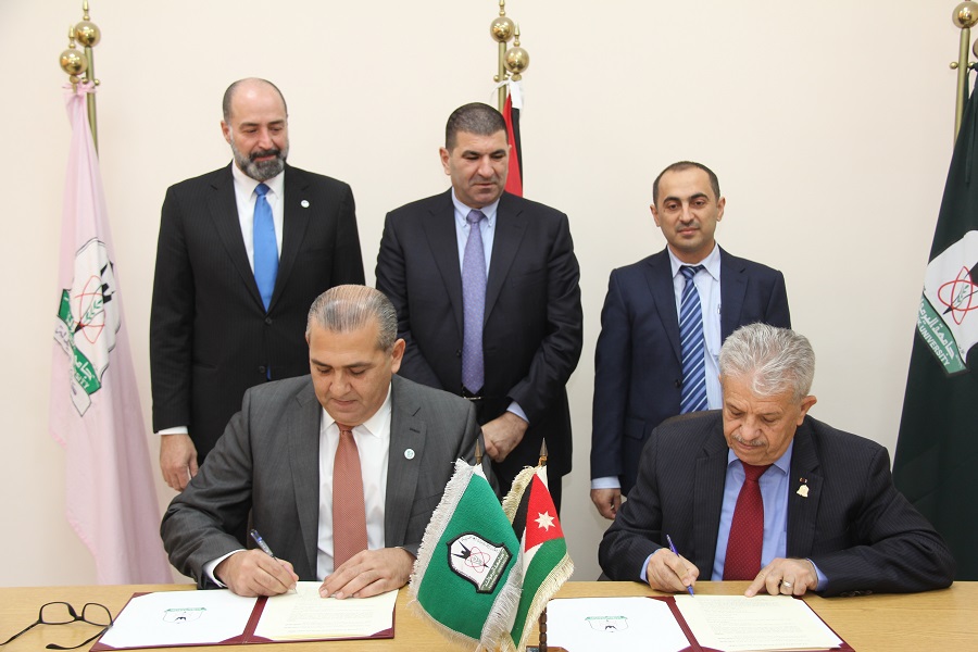 A cooperation agreement between Yarmouk University and 