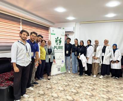 The Sustainable Development Team at the Faculty of Pharmacy Organizes a Humanitarian Visit to the Irbid Elderly Care Association