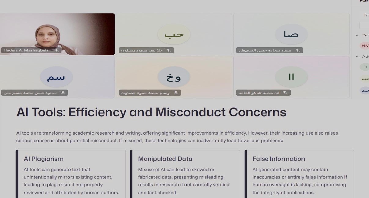 Workshop at the Faculty of Pharmacy on Research Ethics, Authorship, and Scientific Misconduct