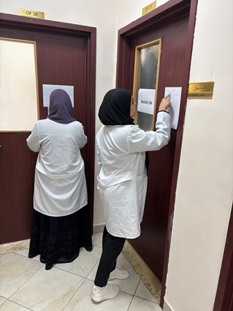 عقد امتحان قياس المهارات السريرية العملي OSC للفصل الصيفي